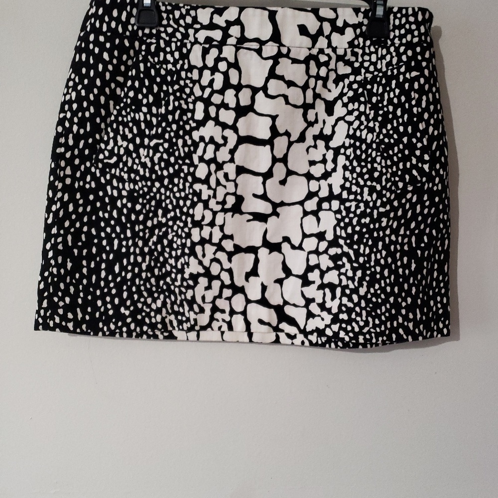 J.Crew Animal print mini skirt